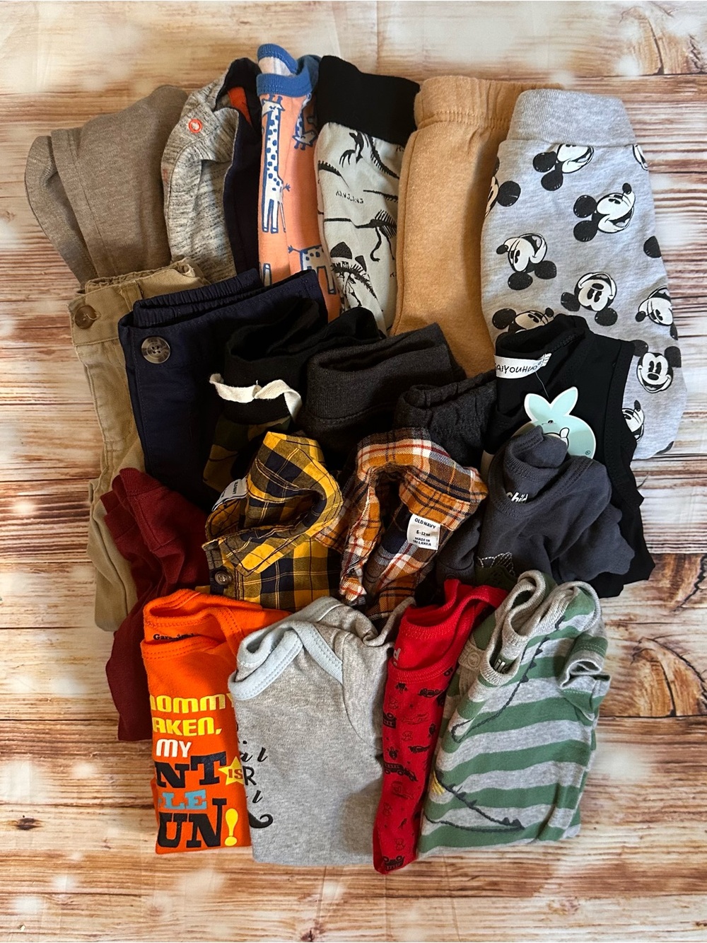 Baby Boy Size 6-9 Mo Cat & Jack Garanimals Carter’s Old Navy 20 Piece Bundle